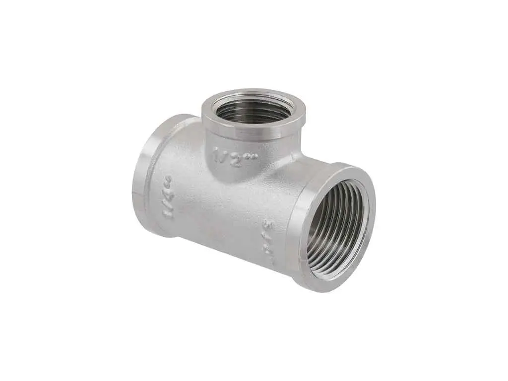 Трійник RAFTEC 3/4"Вх1/2"В-3/4"В латунь, ВВВ, DN20х15х20, нікель, TVVV020102 - фото 4