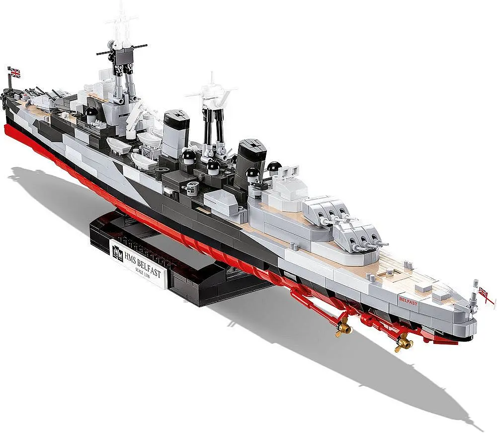 Конструктор COBI корабель 1:300 HMS BELFAST 4844 - фото 4