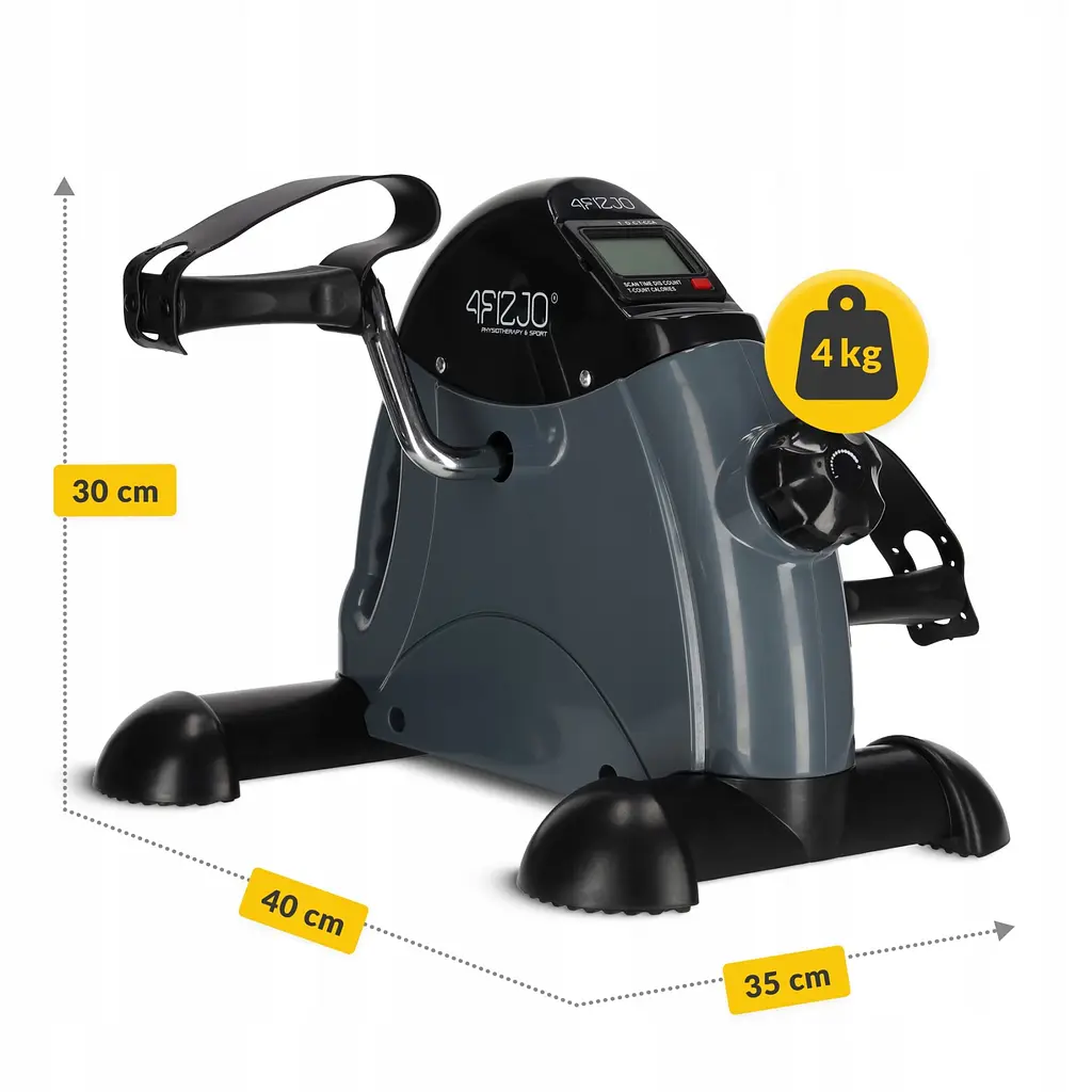 Міні велотренажер 4FIZJO Active 2 в 1 для рук та ніг MBIKE02 Grey/Black (P-5905973401708) - фото 6