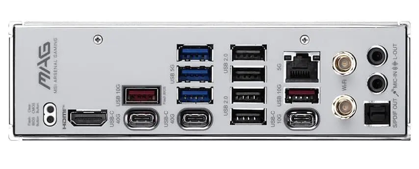 Материнська плата MSI MAG X870E TOMAHAWK MAX WIFI PZ (MAG X870E TOMAHAWK MAX WIFI PZ) (Socket AM5, AMD X870E, ATX) - фото 4