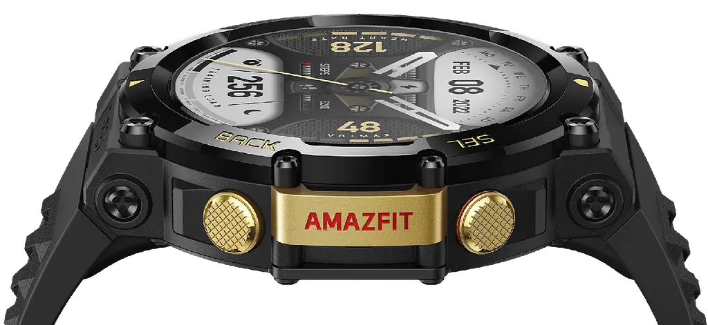 Смарт-годинник захищений Amazfit T-Rex 2 Astro Black & Gold - фото 3