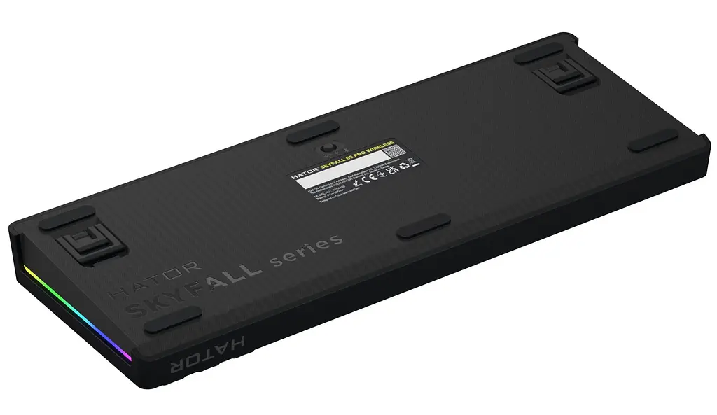 Клавіатура HATOR Skyfall 65 PRO Wireless Silent Switches US Grey Black (HTK4160) - фото 6