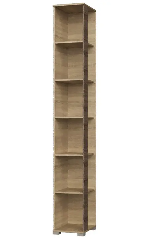 Стінка модульна у вітальню Еверест Бриз з пеналом 18 Сонома/Трюфель (DTM-2328) - фото 3