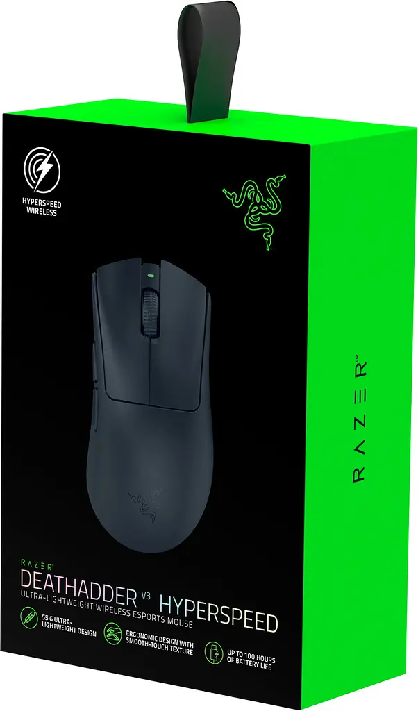 Миша бездротова Razer DeathAdder V3 Hyperspeed Чорний (RZ01-05140100-R3G1) - фото 8