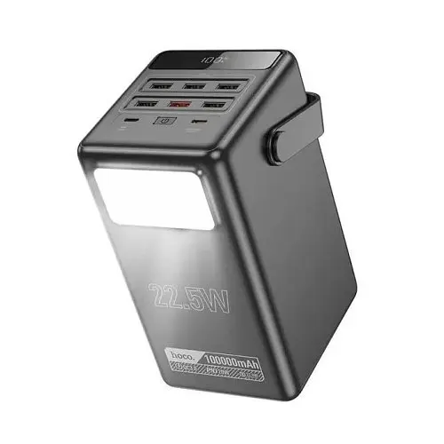 УМБ Hoco DB03 Endure 22.5W fully compatible PB/Lamp/100 000mAh чорний - фото 3