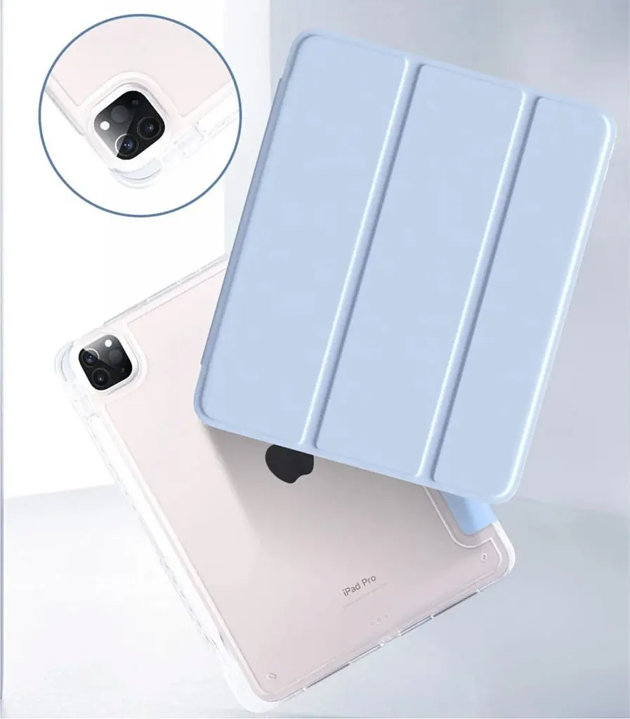 Чохол-книжка Comma Joy PU with Pencil Slot для Apple iPad Pro 11 (2024-2025) Light Blue [111046] - фото 9