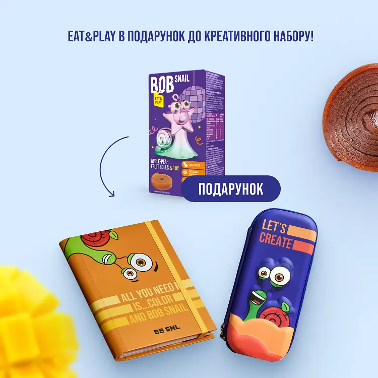 Набір: пенал з 3D елементами BB SNL синій + блокнот BB SNL A5 у клітинку 252 аркуші помаранчевий - фото 3