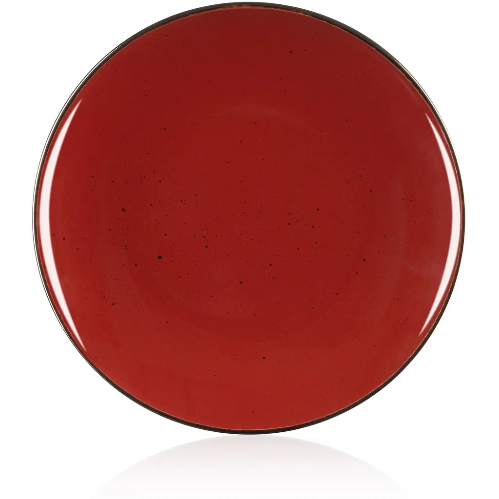 Тарілка десертна Dessert Ardesto Bagheria, Sangria, 19 см, бордова (AR2919MW) - фото 2
