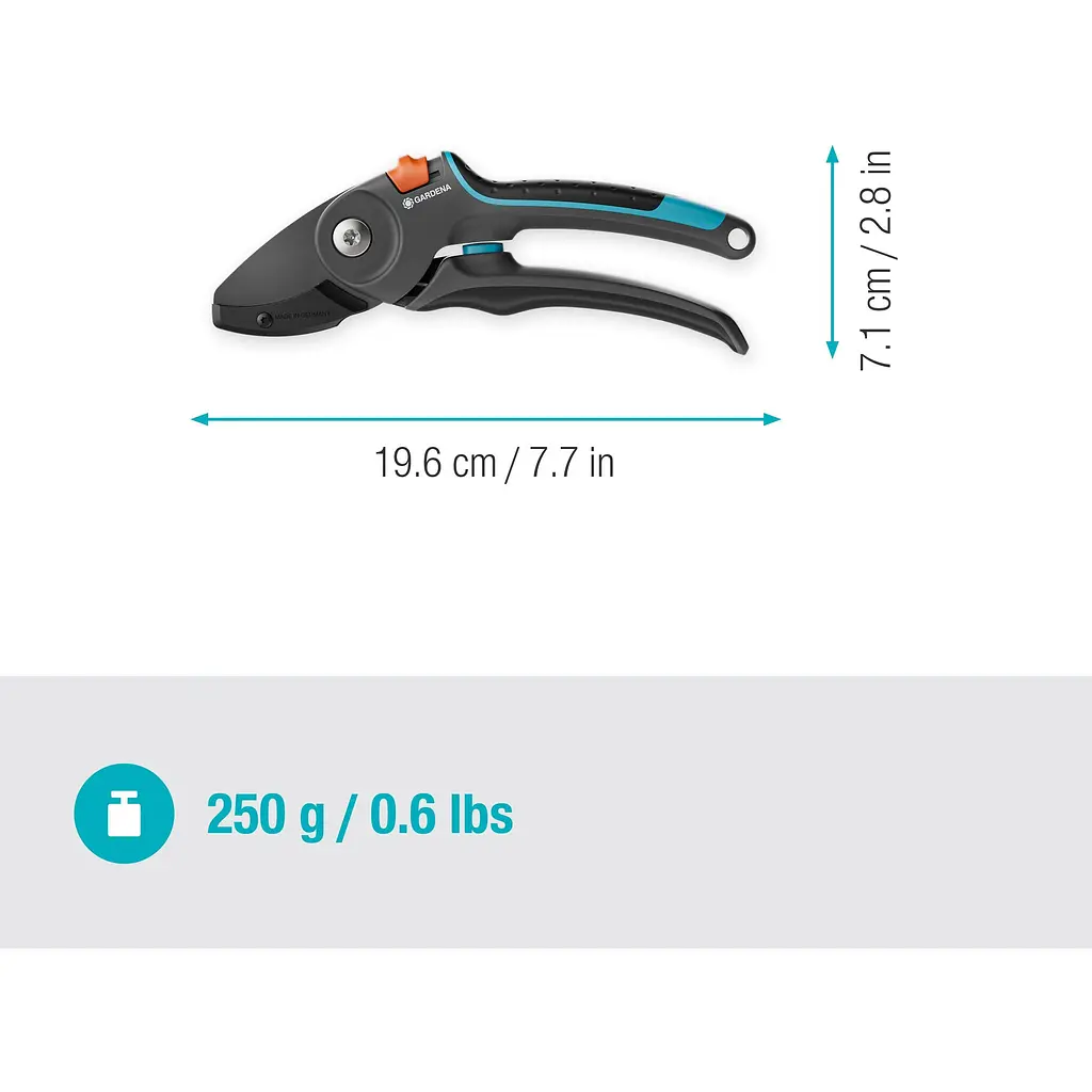 Секатор Gardena PremiumCut Pro Dry Wood з ковадлом 24 мм (12250-20.000.00) - фото 6