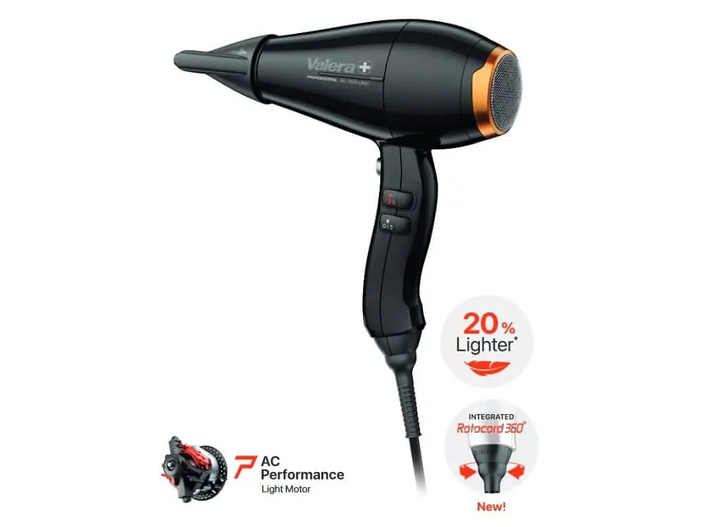 Фен професійний Valera Swiss Silent Jet 8500 NightBlack (SXJ 8500 RC3D NB) 55860241 - фото 3
