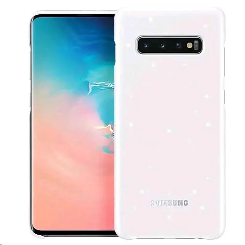 Чохол протиударний LED Cover EF-KG973 для Samsung Galaxy S10 (6.1") White
