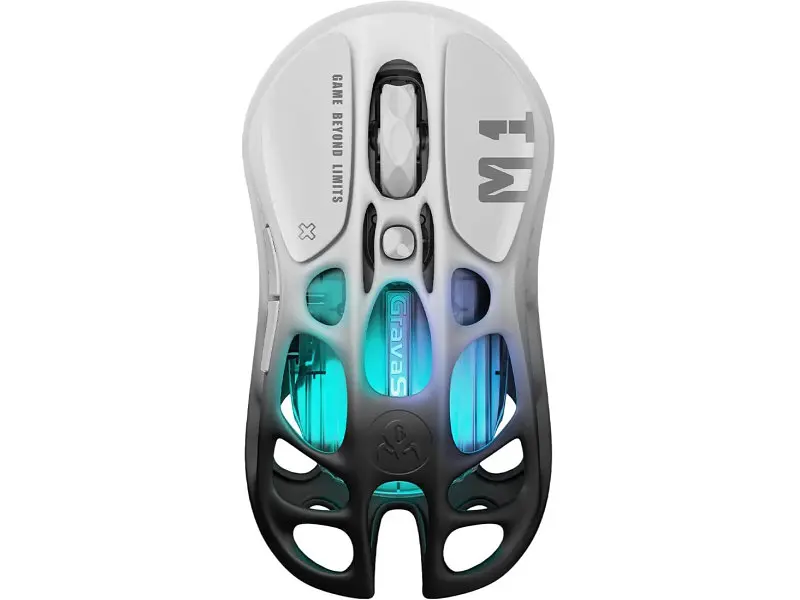 Миша Gravastar Mercury M1 Pro Black/White (GRAVA STARM1PRO_GBLK)