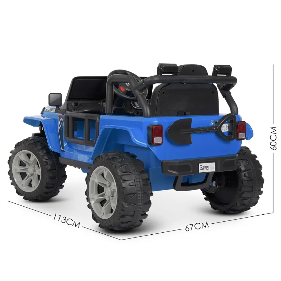 Дитячий електромобіль-джип Bambi Racer M 4282EBLR-4 до 30 кг - фото 4