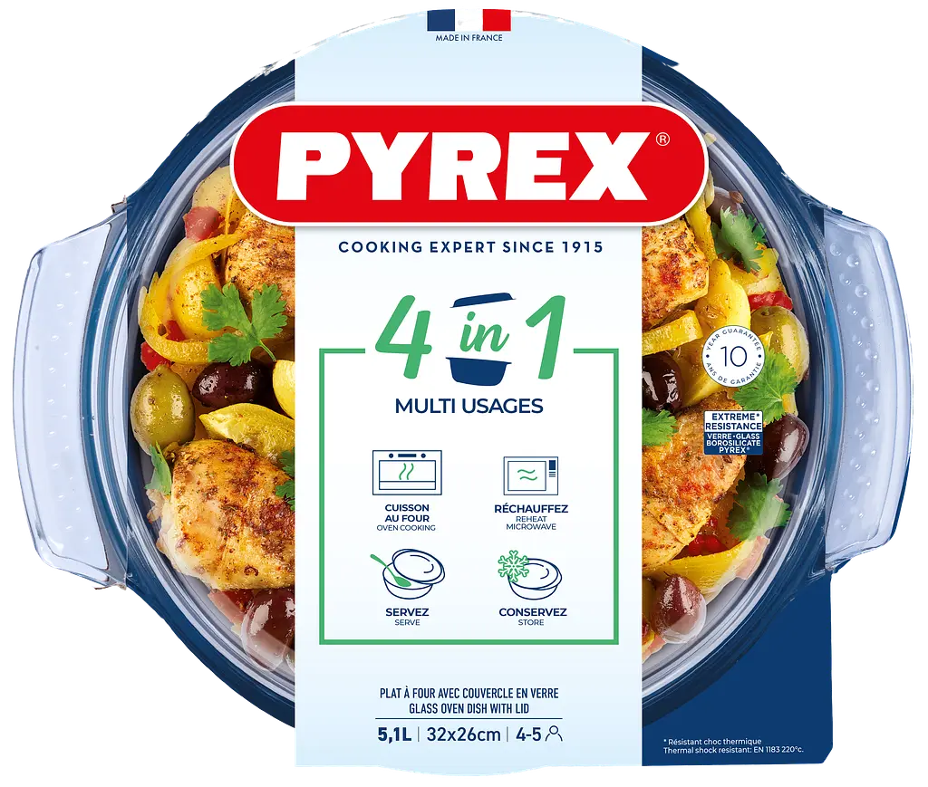 Каструля з кришкою , 5.1 л Pyrex kuh0016310 - фото 2