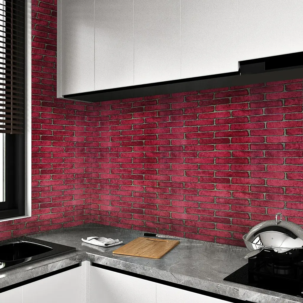 Самоклеюча плівка Sticker Wall SW-00001269 Червона цегла 0,45х10м - фото 5