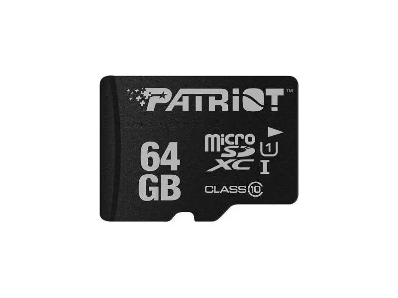 Карта пам'яті Patriot microSDXC UHS-I + SD adapter 64 GB (PSF64GMCSDXC10) - фото 2