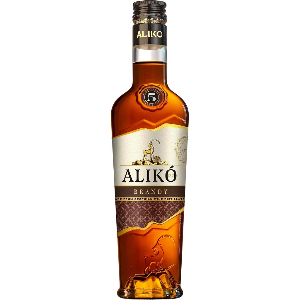 Коньяк України Aliko 5 зірок C&W 40% 0.25 л
