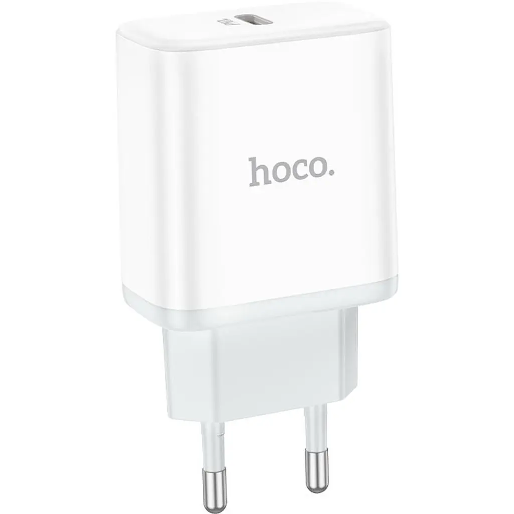 Мережевий зарядний пристрій Hoco C104A Stage PD20W White (6931474782892) [173047] - фото 6