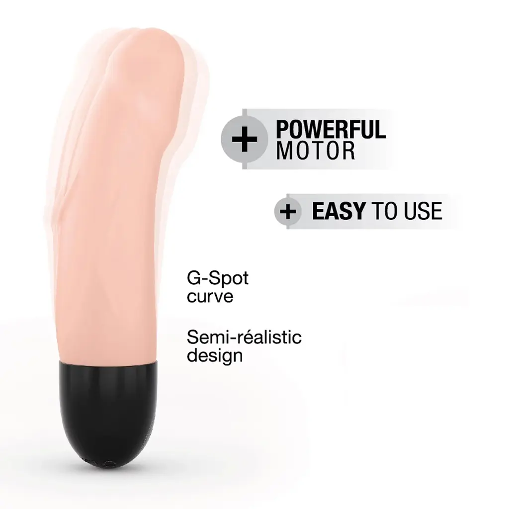 Вібратор Dorcel Real Vibration S Flesh 2.0, діаметр 3,7см, перезаряджається, для точки G - фото 2