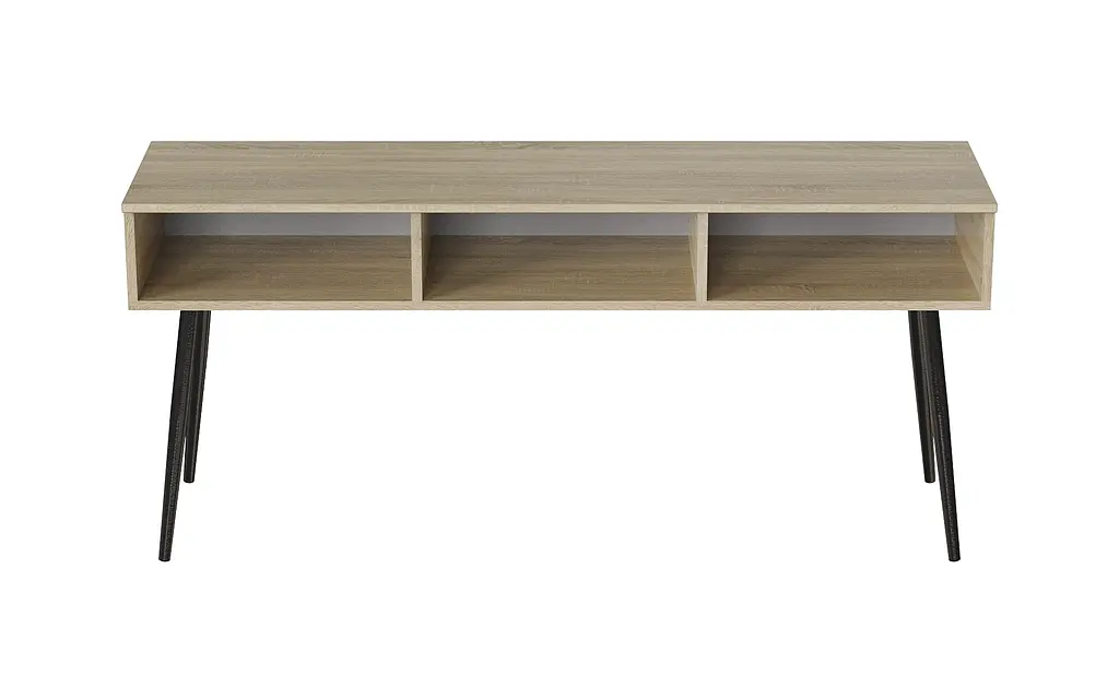 Тумба под телевизор Кентукки Ferrum-decor 45x139x38 Черный металл ДСП Дуб Сонома 16 мм (FRD-106730) - фото 3
