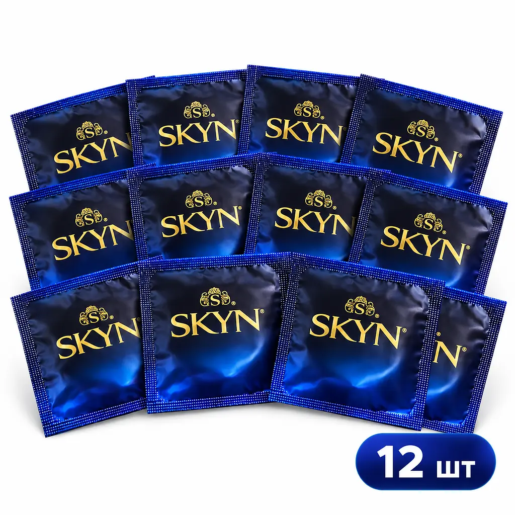 Презервативи Skyn Extra Lube безлатексні 12 шт — поліізопренові презервативи з додатковою змазкою поштучно