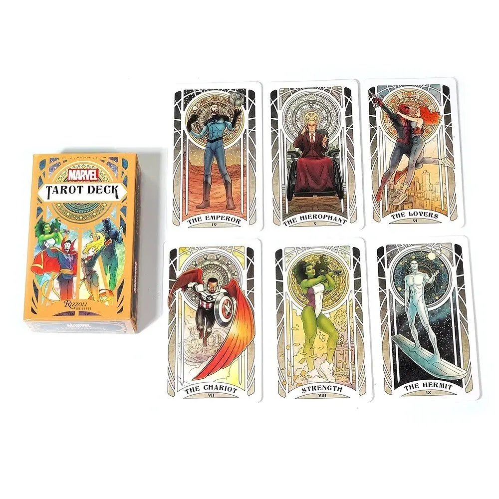 Карти Таро Tarot Deck Марвел Супергерої Marvel Superheroes 78 штук у комплекті 10 см - фото 2