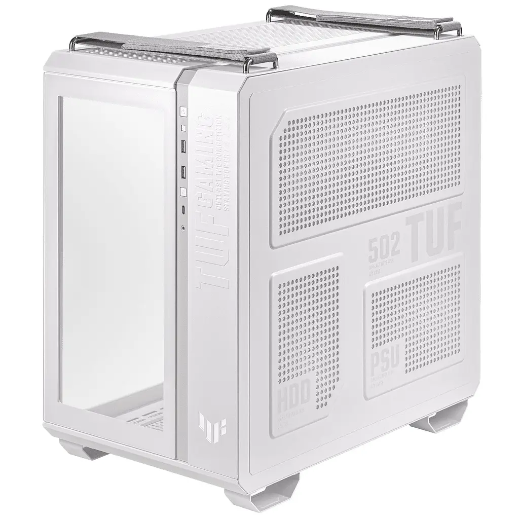 Корпус Asus TUF Gaming GT502 Plus Tempered Glass без БЖ (90DC0093-B19000) White - фото 12