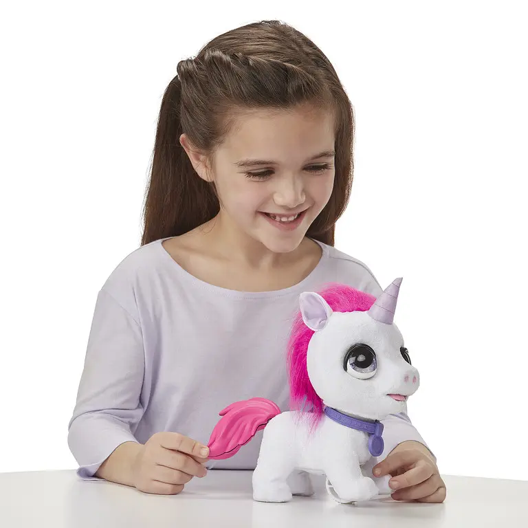 Интерактивная игрушка Furreal Friends Hasbro Большой питомец на поводке Единорог (E8727) - фото 2