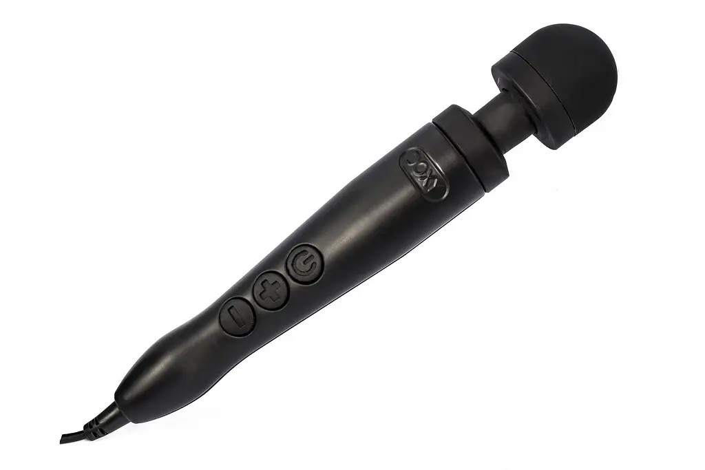 Вибратор Doxy Die Cast 3 Matt Black -микрофон - фото 2