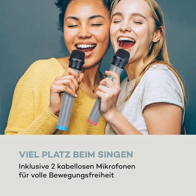 Активная акустическая колонка Auna Karaboom 100 Sing (10033249) - фото 2