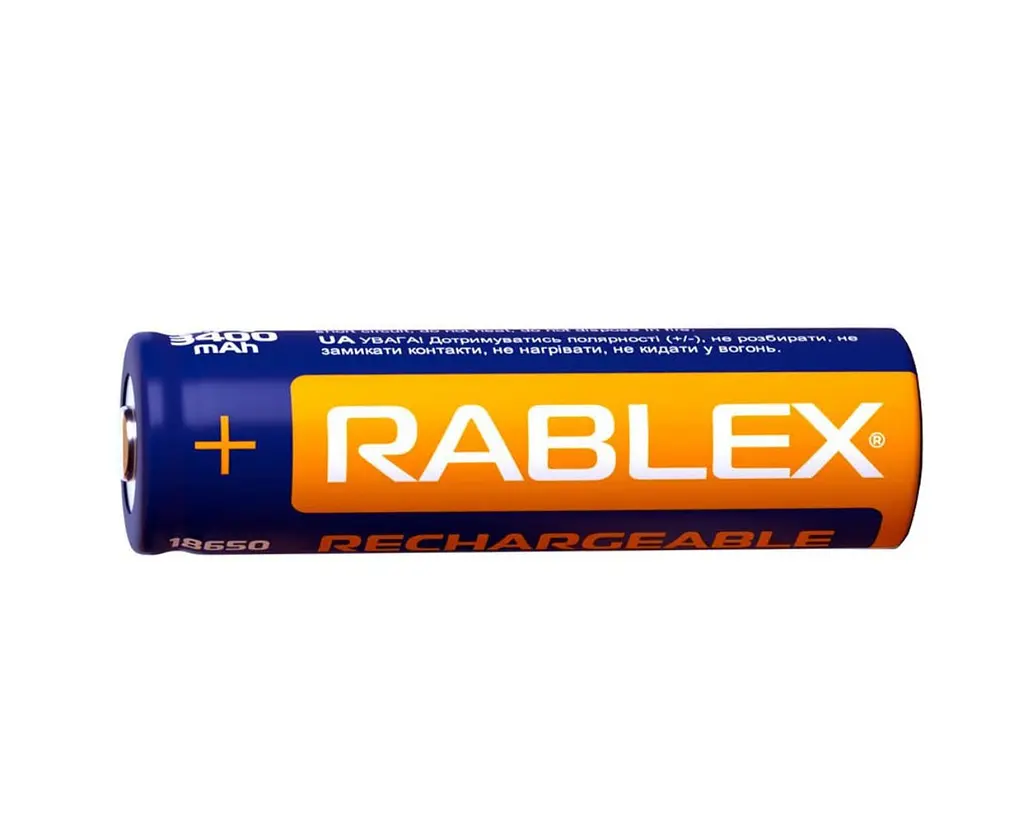 Акумуляторна батарея Rablex 18650 3.7V 3400mAh - фото 2