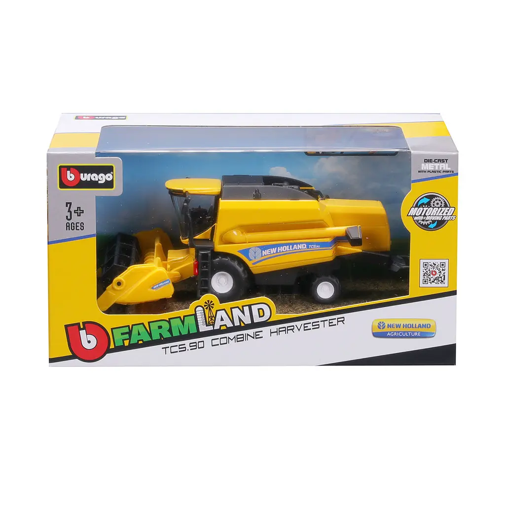 Автомодель Bburago New Holland TC5.90 Зернозбиральний комбайн (18-31721) - фото 7