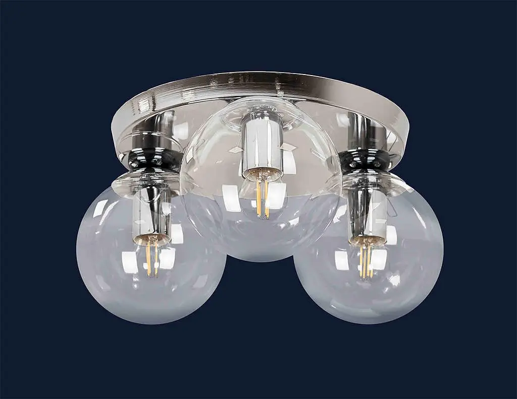 Люстра стельова кулі Levistella 756XPR150F-3 CR+CL (290) - фото 2