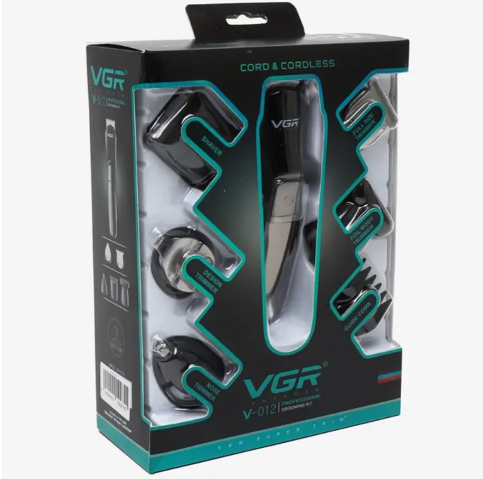 Набір для стрижки VGR V-012 Black - фото 3