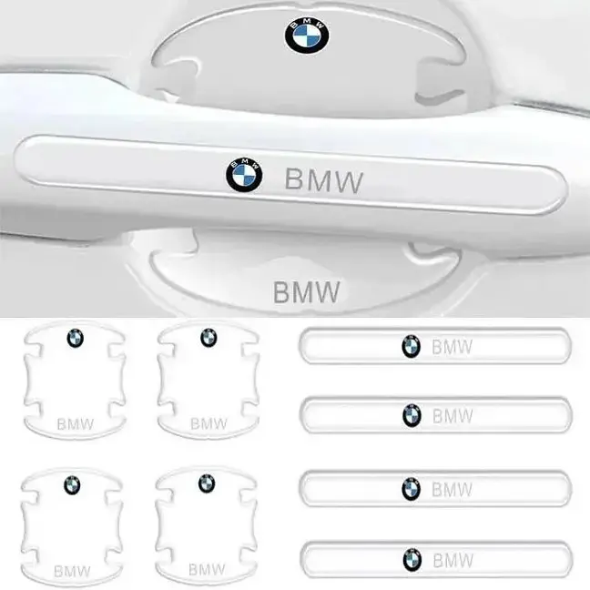 Комплект захисних плівок Нано під ручки авто (відбійник на дверях) BMW 8 шт - фото 8