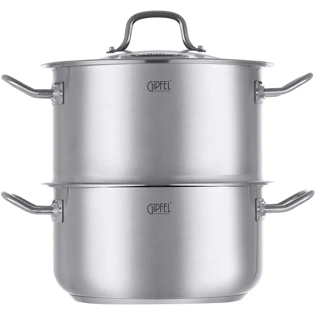 Пароварка Gipfel для приготування мантів 28х15 см 9 л (1321) - фото 2