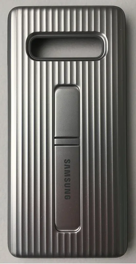 Чохол протиударний із підставкою Official Protective Rugged Standing Cover G973 EF-RG973CSEGRU для Samsung Galaxy S10 Silver - фото 5
