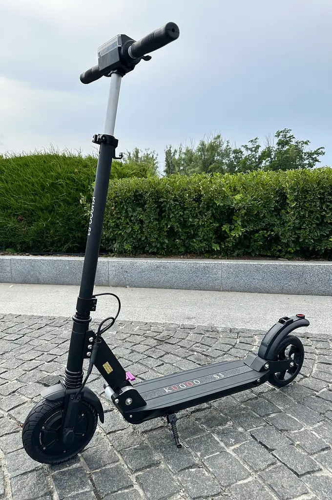 Электросамокат KUGOO S3 Jilong 8.8Ah 450W черный + сумка-чехол - фото 6