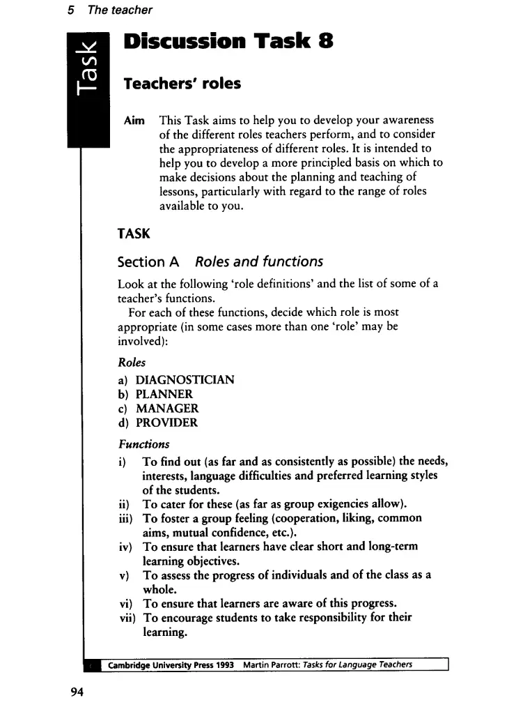 Tasks for Language Teachers. A Resource Book for Training and Development - фото 8