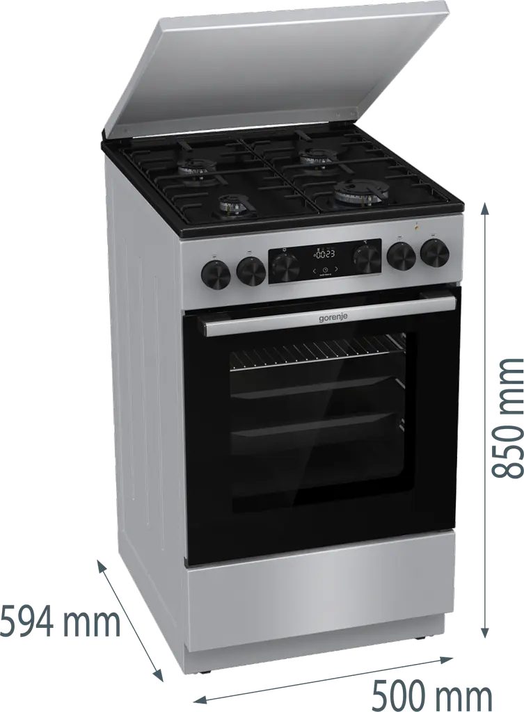 Комбінована плита Gorenje GK5C43SH (FM513D-HPD4B) (7083199) - фото 8