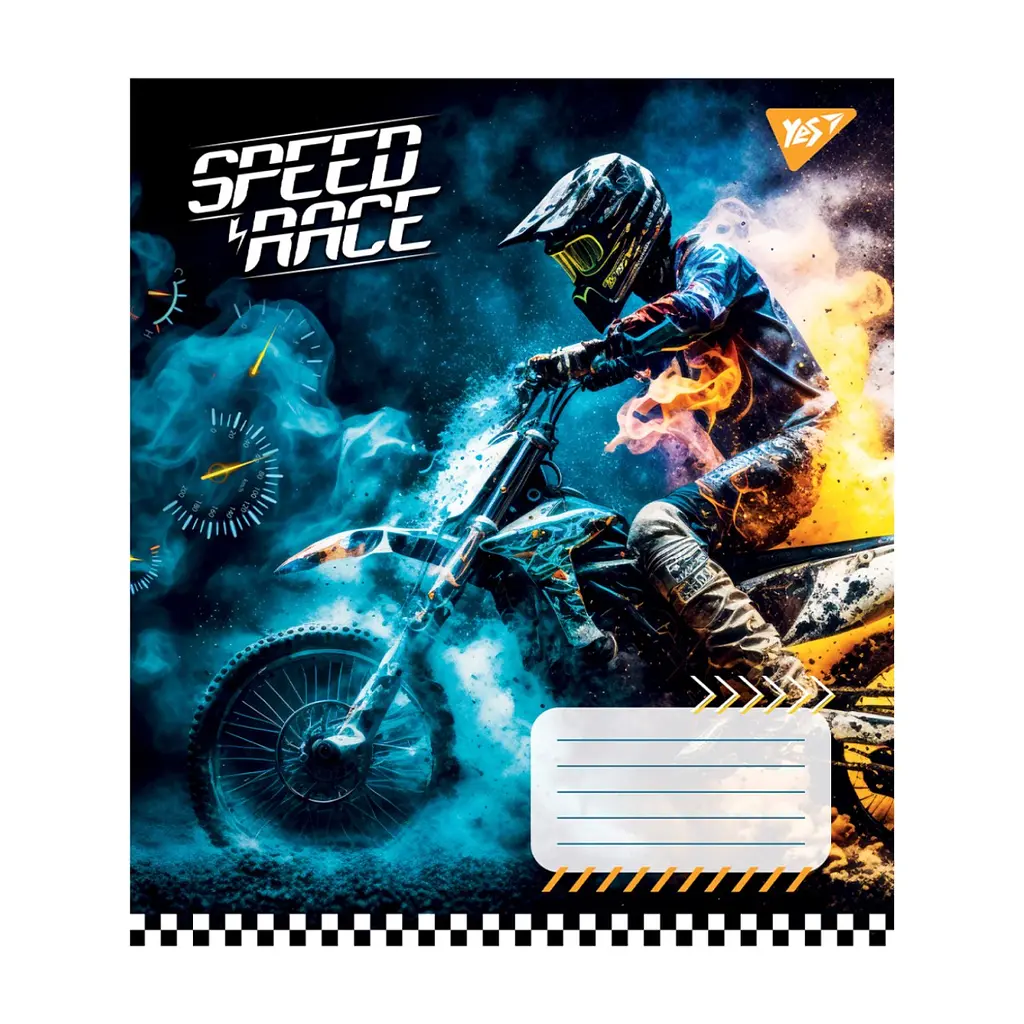 Зошит Yes Speed race А5 36 аркушів клітинка (767337), в асортименті - фото 6