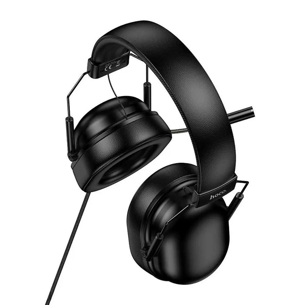Наушники накладные Hoco W113 игровые USB черный - фото 3