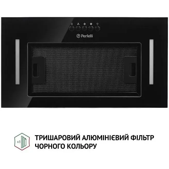 Вытяжка встроенная Perfelli BI 5684 BL 1000 LED - фото 3