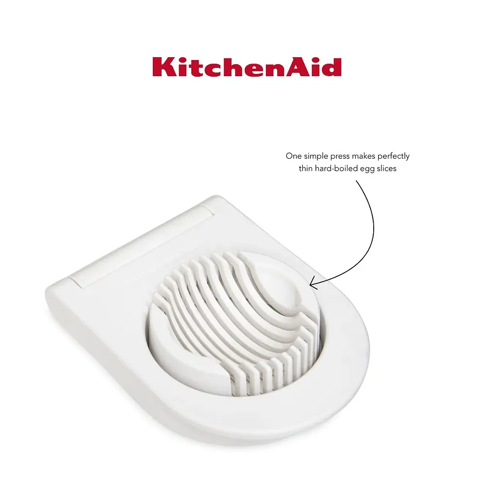 Яйцерізка KitchenAid Universal 15 см біла (KQG135OHWHE) - фото 2