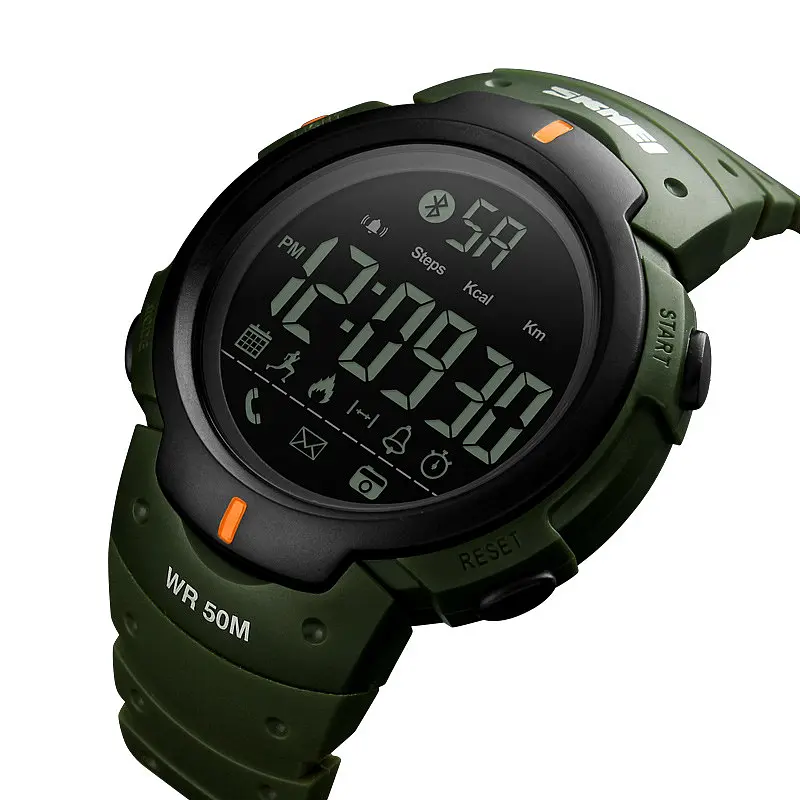 Наручний годинник чоловічий Skmei 1301 Army Green, 1301AG (12284) - фото 3