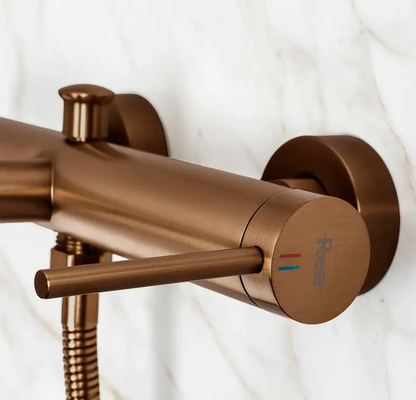 Змішувач для ванни Rea Foss brushed copper REA-B6891 - фото 2