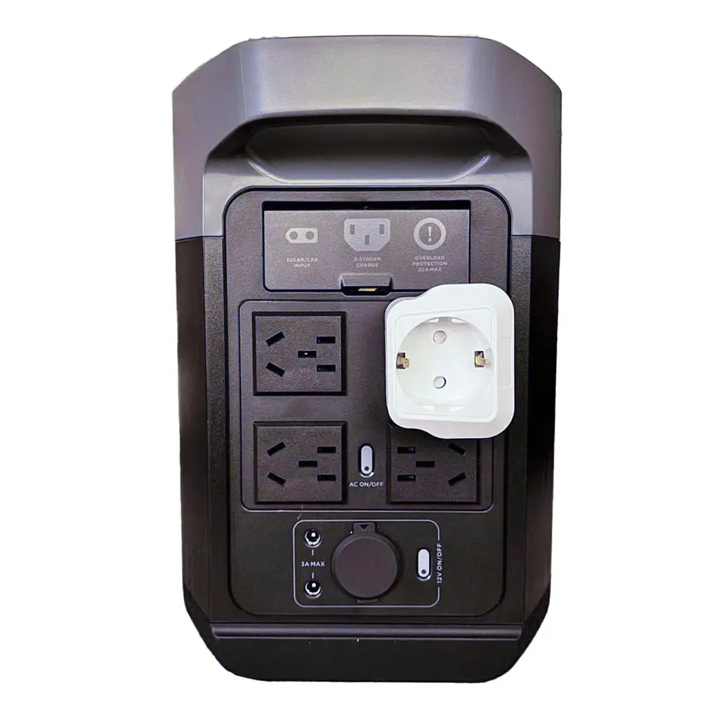 Зарядна станція EcoFlow Delta 2 MAX (2048 Вт·год) 2400Вт 4 розетки екофлоу x-boost 3100Вт - фото 5
