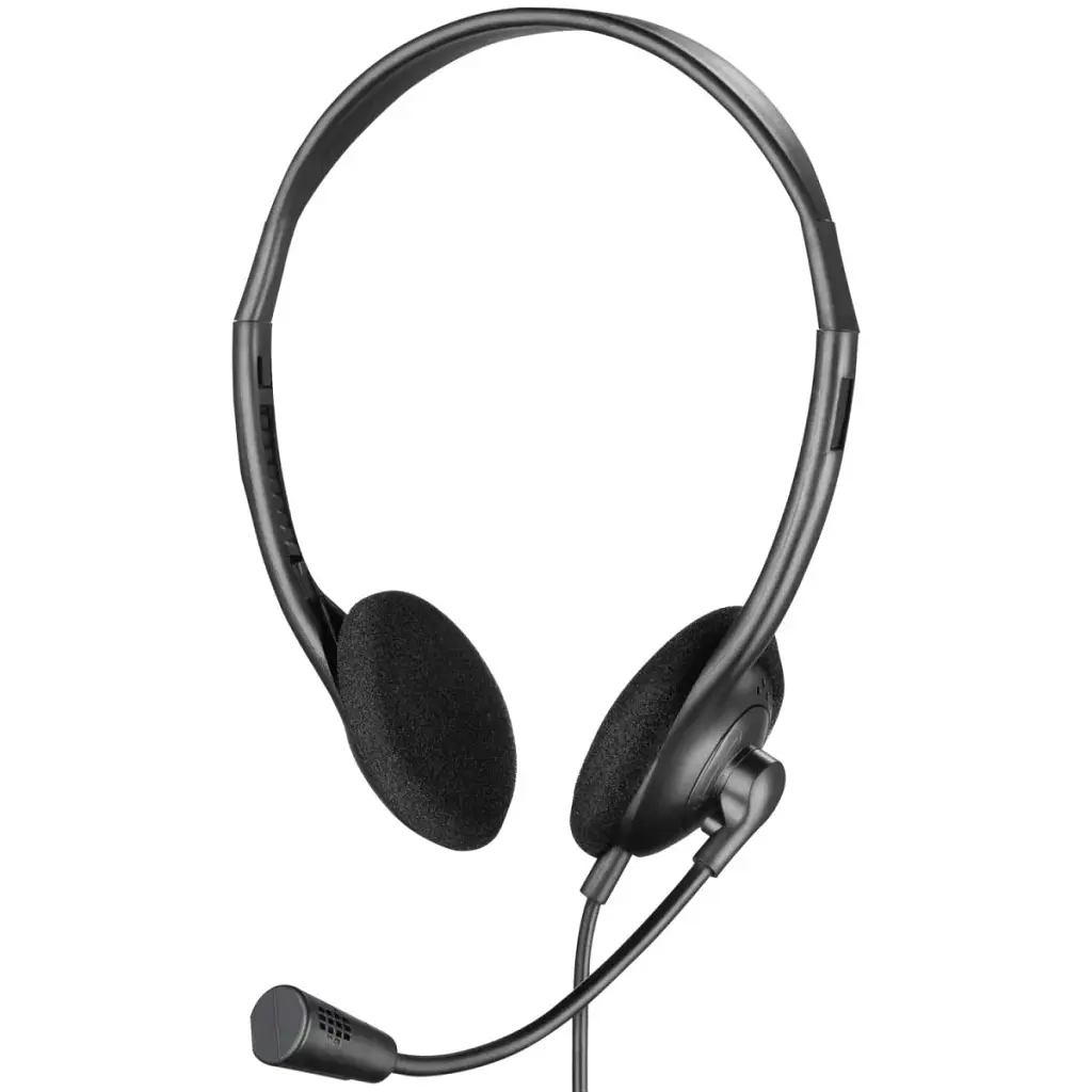Гарнітура Sandberg MiniJack Headset Bulk, 3,5мм+converter 2х3,5мм, Black (825-30) - фото 2