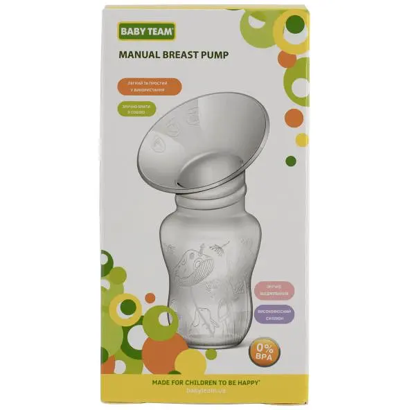 Молоковідсмоктувач Baby Team механічний (0011) - фото 3