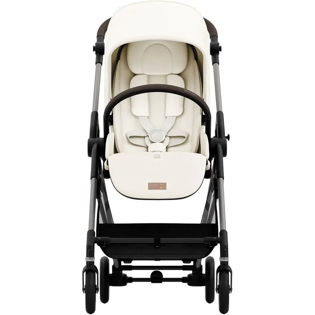 Коляска Cybex Melio Cotton White с бампером белая (522002659) - фото 2